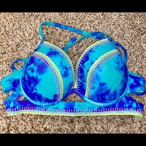 Shade & Shore Target teal bikini top